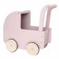 Houten poppenwagen met kap