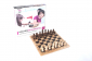 Houten schaakspel