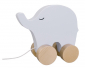 Houten trekfiguur olifant