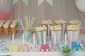 Houten verjaardagstrein (pastel)
