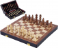 Inklapbaar schaakspel, essenhout 38x19,5cm