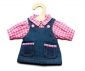 Jeansjurk met blouse 28/35cm