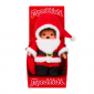 Jongen in kerstmanpak (20 cm)