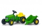 Kid John Deere + trailer