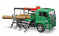 MAN-houttransporttruck met kraan