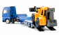 MAN truck met graaflaadcombinatie