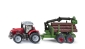 Massey Ferguson met houttrailer