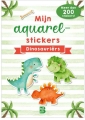 Mijn aquarelstickers dinosauriërs