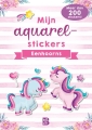 Mijn aquarelstickers - eenhoorns