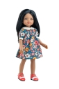 Pop Amigas Meily lang zwart haar (32 cm)