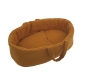 Poppendraagmand ochre mousseline