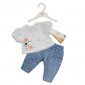 Poppenkleding jeans & t-shirt
