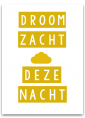 Poster A3 - Droom zacht