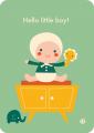 Postkaart Hello baby - Little boy