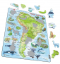Puzzel Zuid-Amerika - natuurkundig (65 stukjes)