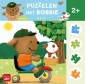 Puzzelen met Bobbie. 4-in-1-puzzel Het bos