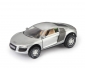 Racewagen Audi R8 (zilvergrijs)