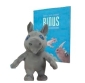 Rinus, de wollige neushoorn (met knuffel)