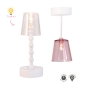 Set - Lampen transparant (vloer+hang)
