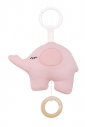 Speelklok olifant (roze)