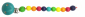 Speenketting regenboog