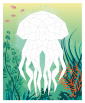 Stickerboek voor volwassenen - Colour the Ocean