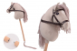 Stokpaard kort met staart Holly Horse deluxe lichtbruin