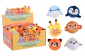 Stuiterbal pluchen dier (8 assorti)

