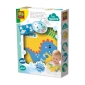 Tiny Talents Badboek - Kleuren met water dino's
