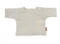 Tuinbroek met t-shirt okergeel/wit (28-35cm)